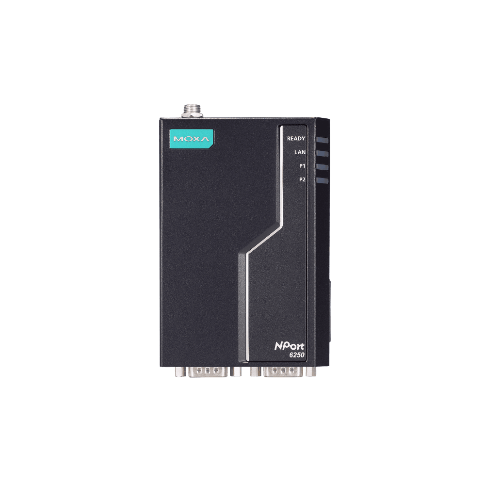 Moxa NPort 6250-G2 2埠 RS-232/422/485 安全終端伺服器